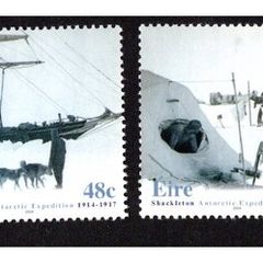 2004 Ireland 90th Anniversary of Shackleton's Antarctic Expedition Commemorative Stamps Mint Never Hinged (MNH)