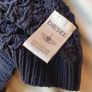 diesel wool blend cardigan size small navy pit to pit 19" Image 9