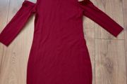 Burgundy dress