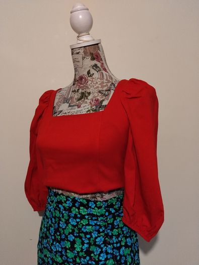 Red Crop Top, New With Tags