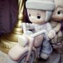 Vintage 1989 Precious Moments "Bon Voyage!" Motorcycle Figurine (Enesco) Image 3