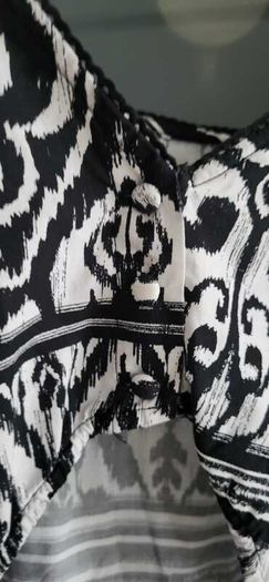 F&F Monochrome Aztec Summer Dress Sz 16UK
