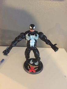 Venom action figure Vintage retro toy from Spiderman vs. Sinister six (Marvel)