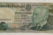 Portugal 20 Escudos 1978 Banknote