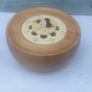 Beech hand turned treen Pot Pourri pot Image 2