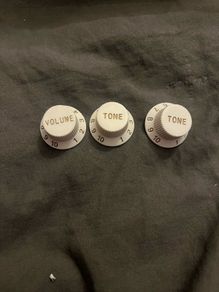 Fender Stratocaster Replacement Knob Set 1 Volume 2 Tone electric guitar parts accessories