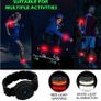 LED Running Light Flashlight Rechargeable, 3 Modes (White/Red/Strobe), IP65, Image 6