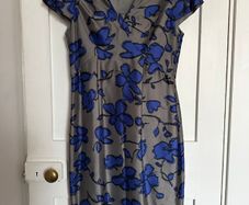 Fenn Wright Manson silk cotton blend occasion dress UK12