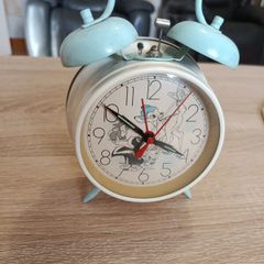 Vintage Disney Bambi Twin Bell Mechanical Alarm Clock