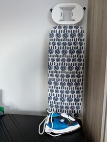 Iron and ironing board