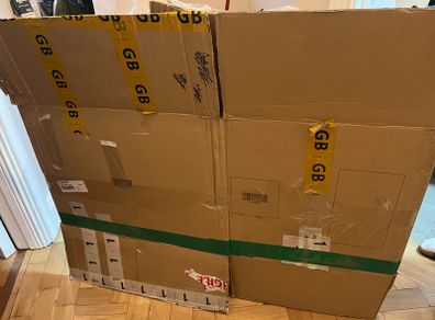 Moving boxes & wrapping paper