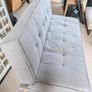 3 Seater Sofa Bed - Light Grey Fabric Image 4