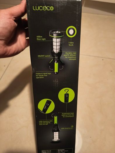 Luceco Olympia Tripod Worklight With Powerbank