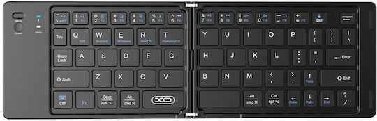 XO KB-11 Wireless Folding Keyboard 180 Degree Foldable Storage, Universal, Multi-System, Rechargeable Design
