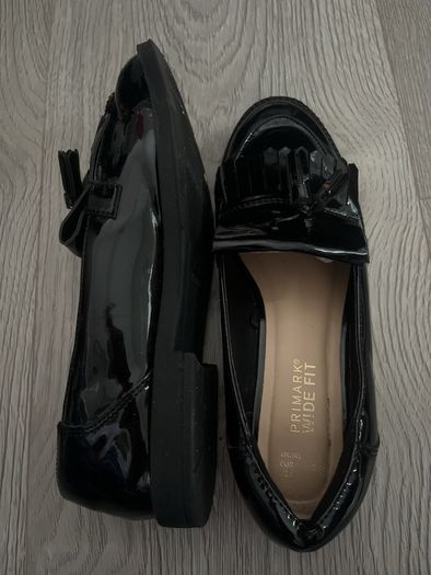 Black loafers