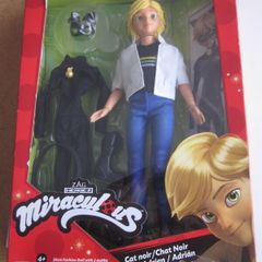 Bandai Miraculous Doll Chat Noir and Adrien Fashion Doll model 50356