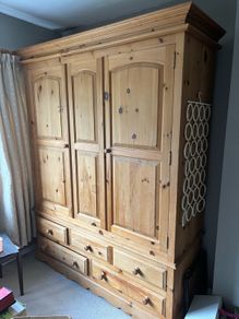 Solid Pine Wardrobe