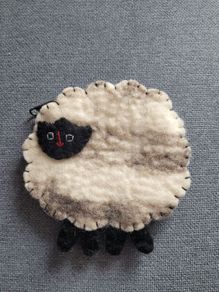 Nepal Handmade Sheep Coin Purse - 6"