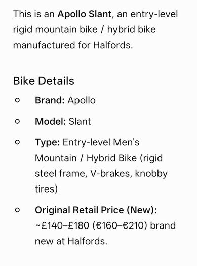 Kids mountain bike 8-12 yrs