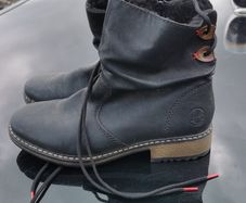 Rieker Lace-up ankle boots - black Size 7