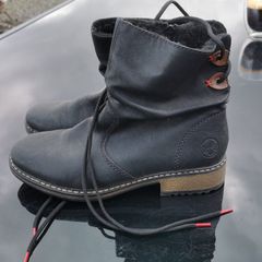 Rieker Lace-up ankle boots - black Size 7