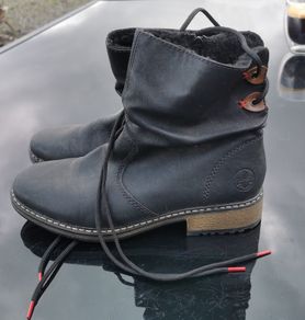 Rieker Lace-up ankle boots - black Size 7