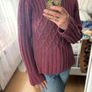 Fisherman Aran Sweater Wool Cashmere Image 8