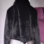 Black fur jacket, practically new Image 2