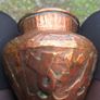 Antique persian or middle eastern copper pot Image 8