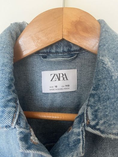 Zara Cotton Denim Jacket Age 10