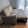 Grey Reversible Corner Sofa Bed with Storage Image 3