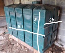 Free Big  Oil Tank  No Leaks 6ft X 3.5ft X2ft