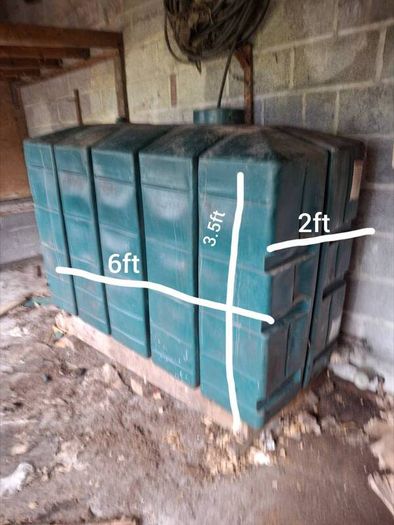 Free Big  Oil Tank  No Leaks 6ft X 3.5ft X2ft