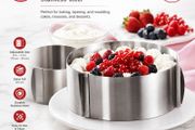 New Adjustable Stainless Steel Cake Ring Baking Mould