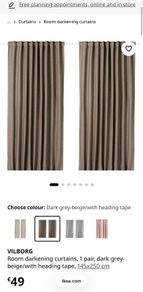 Ikea Vilborg curtains