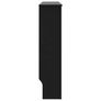 Radiator Cover Black 112x19x81.5 cm MDF Image 5