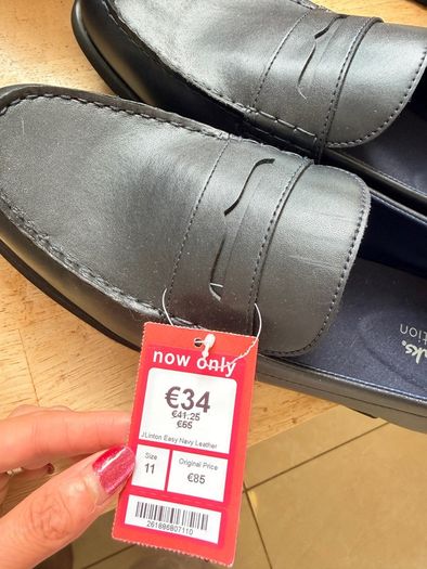 Clark's leather shoes