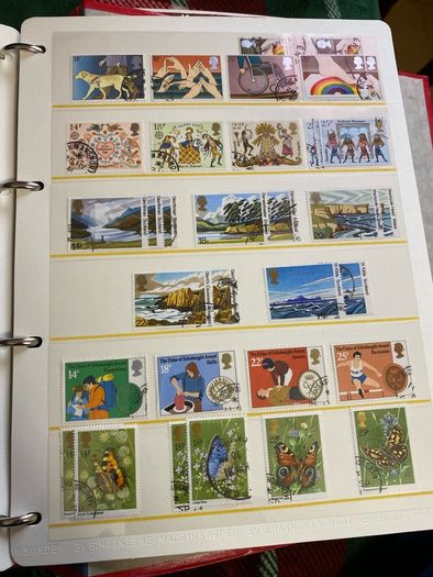 2 vintage stamp books