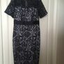 Berkertex Navy Lace Dress, Size 12, Fully Lined, New Image 8