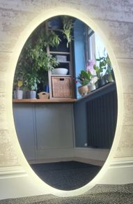 LED Bathroom Mirror Oval 60x90cm