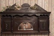 A Vintage Organ over mantle mirror