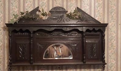 A Vintage Organ over mantle mirror