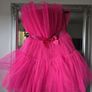 Tulle Neon Pink Mini Dress size S Image 4
