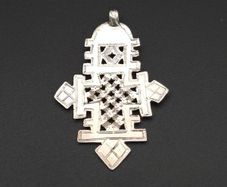 925 Silver Vintage Ethiopian Handmade Pendant