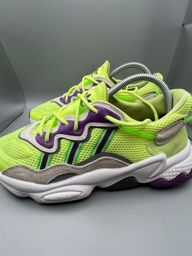 Adidas Ozweego Purple Neon Yellow Green EE5720 Shoes UK 7 EU 40 2\3 Running
