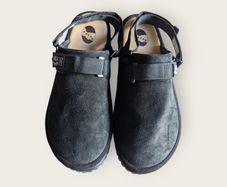 SHAKA Snug Hairy Suede Clogs
