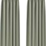 2 Panels 66"x90" Blackout Curtains Pencil Pleat Bedroom Curtain Panel for Privacy Protected Thermal Insulated Image 2