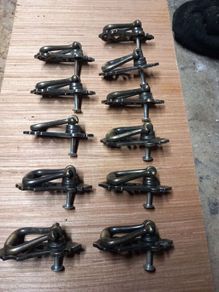 Press door handles