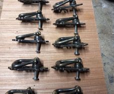 Press door handles