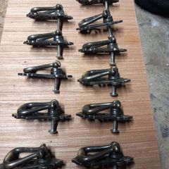 Press door handles